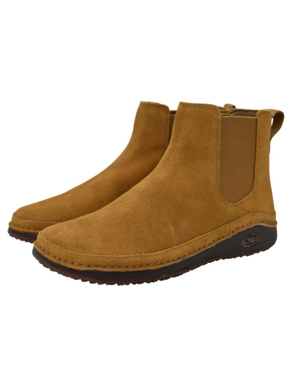 Chaco Womens Size 7 Paonia Caramel Brown Suede Chelsea Boots Shoes